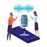 Podcasts via Voice App